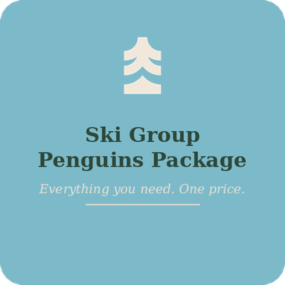 Ski Group Lesson Package Penguins 4-5