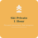 Ski Private Lesson - 1 Hour