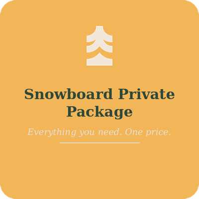 Snowboard Private Lesson - 2 Hours Package