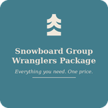 Snowboard Group Lesson Package Wranglers Age 7-13