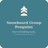 Snowboard Group Lesson Penguins Age 6