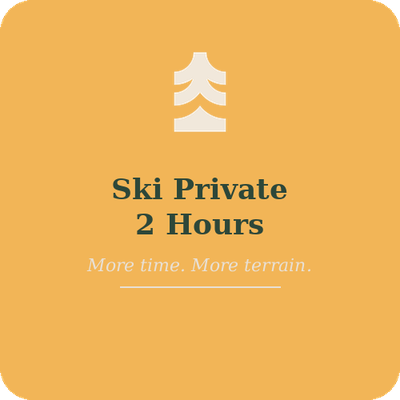 Ski Private Lesson - 2 Hour