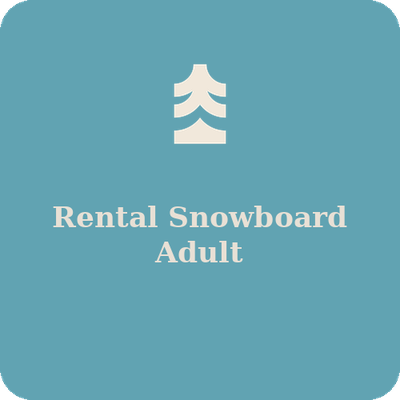 Rental Snowboard Adult