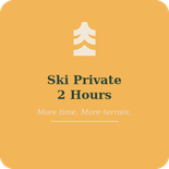Ski Private Lesson - 2 Hour