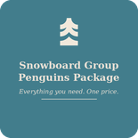 Snowboard Group Lesson Package Penguins Age 6