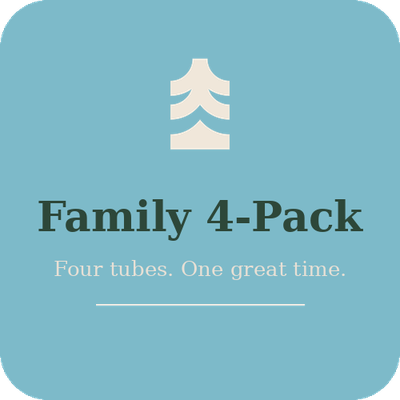 Tubing Day Ticket Family 4-Pack