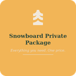 Snowboard Private Lesson 2 Hours Package