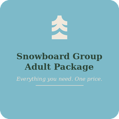 Snowboard Group Lesson Adult Package